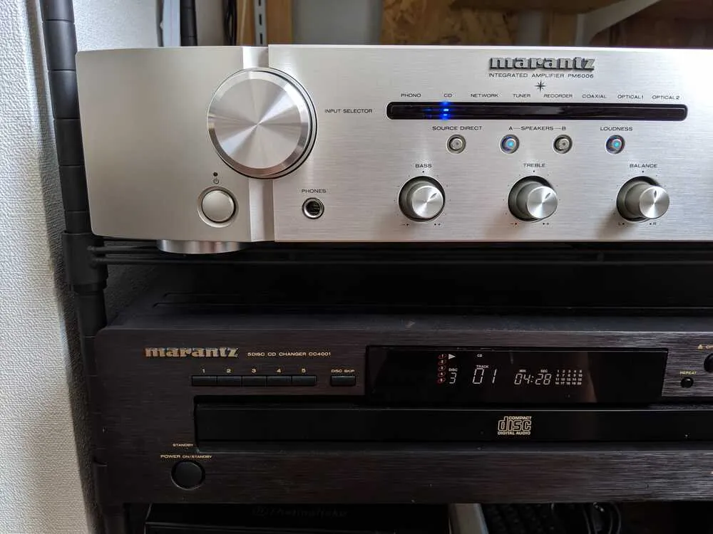 プリメインアンプのmarantz PM6006を買いました