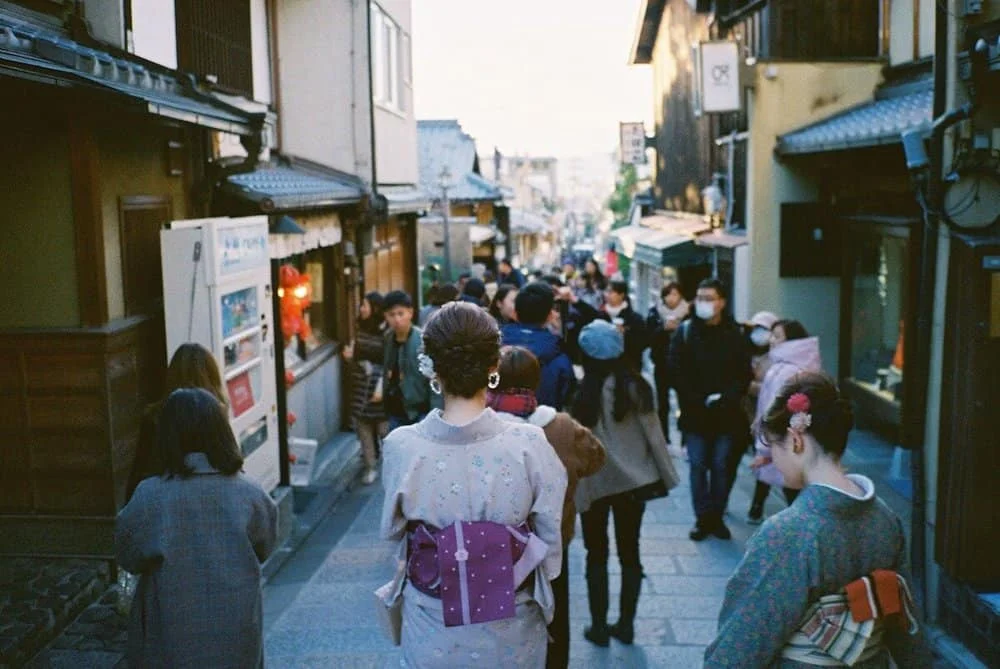 京都の道端の風景