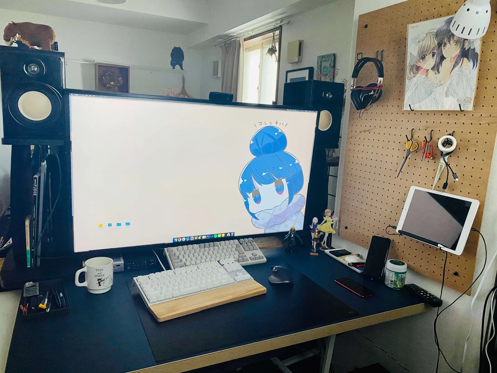 【DIY】机の奥行きを増やす棚を2×4材で作った