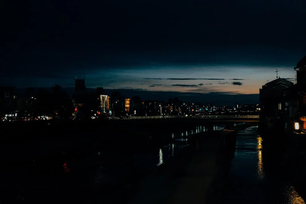 京都の夕焼け