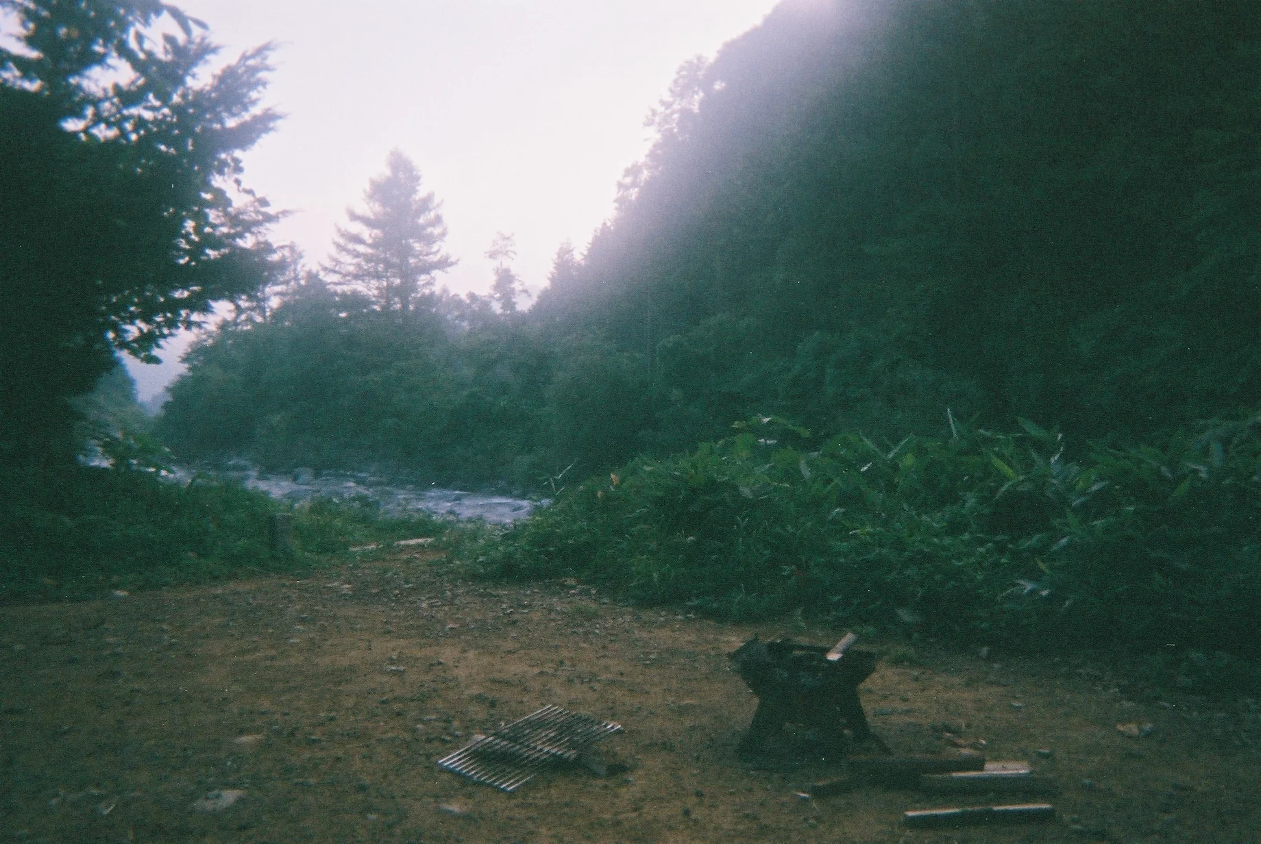 キャンプと写ルンです