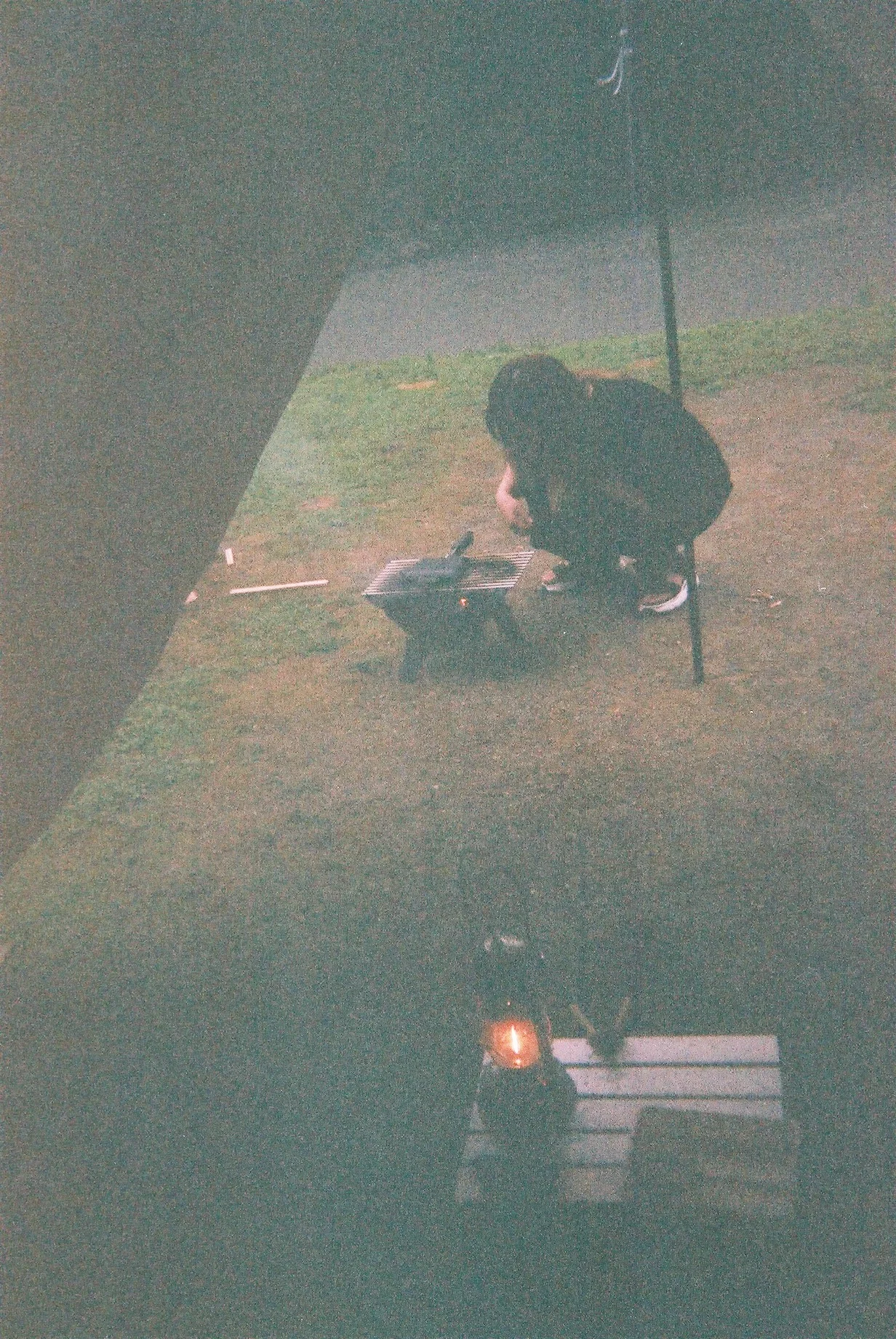 キャンプと写ルンです