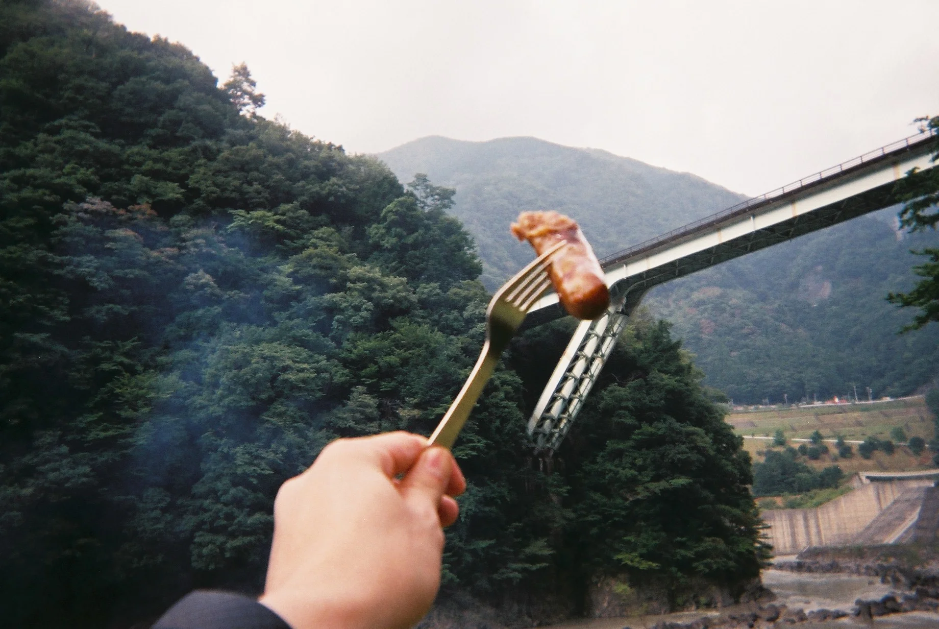 キャンプと写ルンです