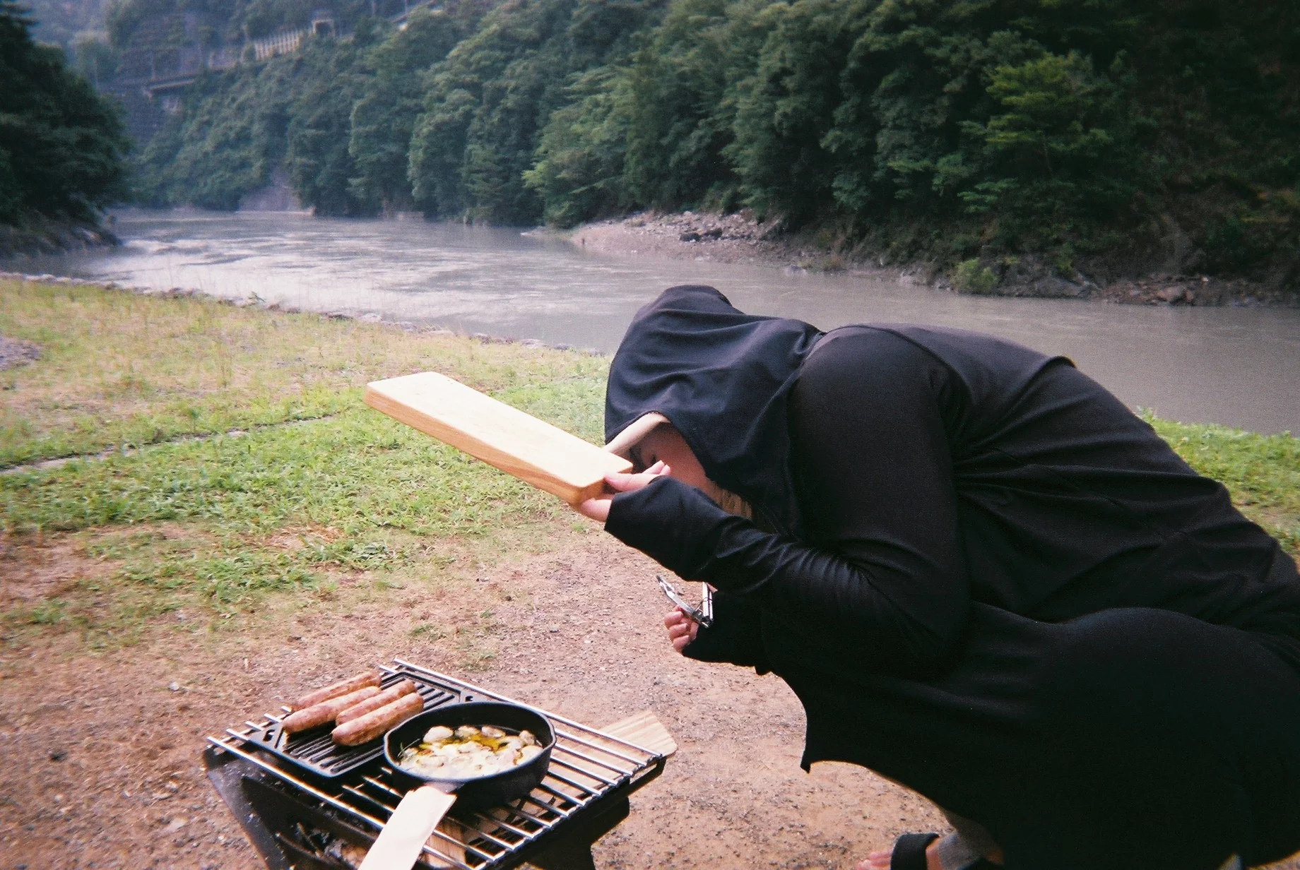 キャンプと写ルンです