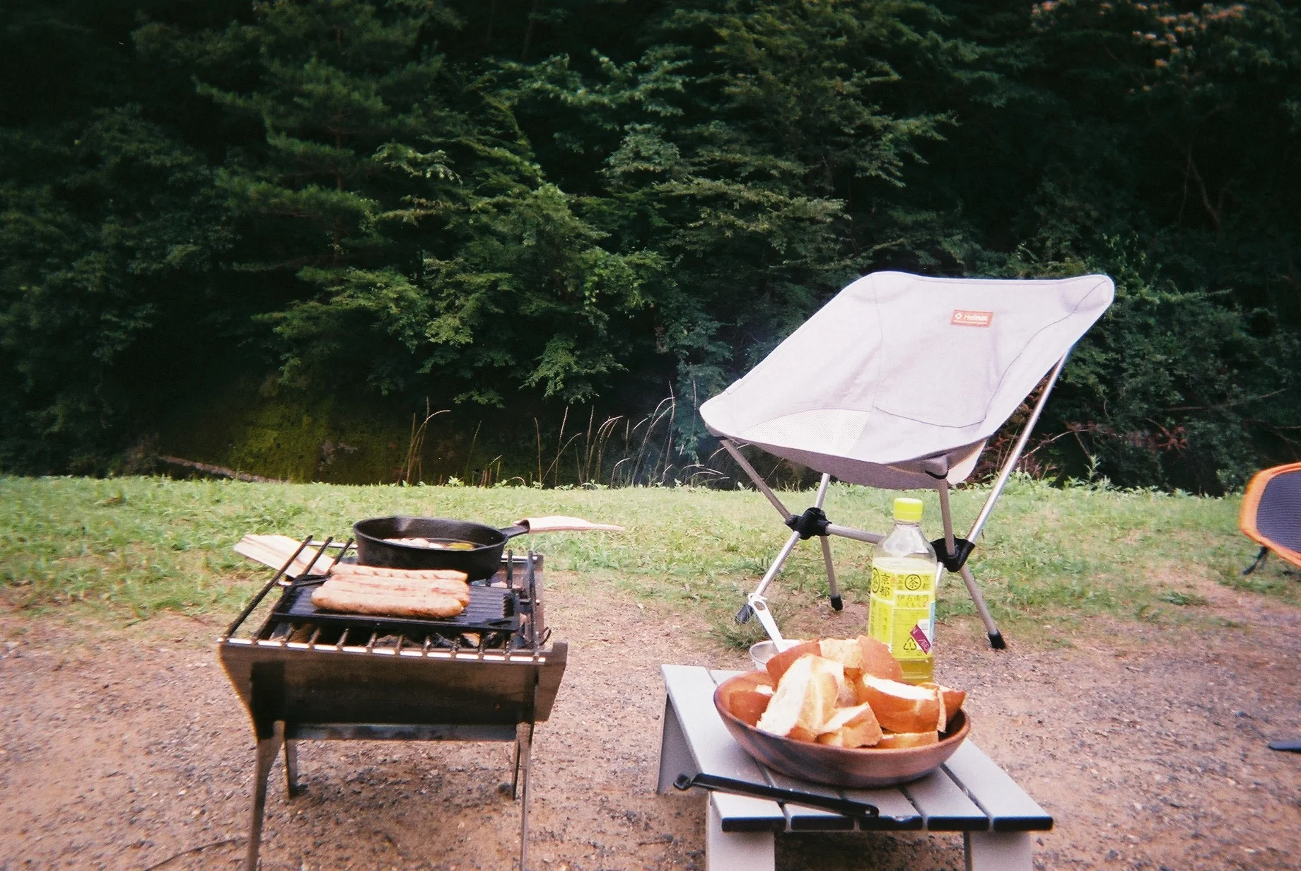 キャンプと写ルンです